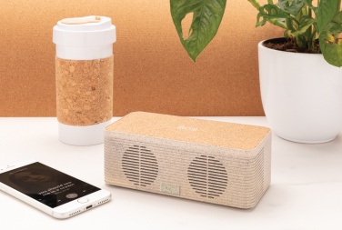 Logotrade promotional gift picture of: Wheatstraw wireless charging speaker