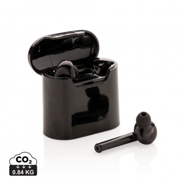 Logo trade advertising product photo of: Liberty wireless earbuds in charging case