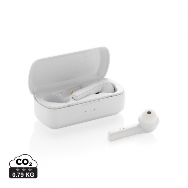 Logo trade promotional product photo of: Free Flow TWS earbuds in charging case