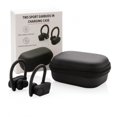 Logotrade promotional product image of: TWS sport earbuds in charging case