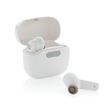 Logotrade promotional product image of: TWS earbuds in UV-C sterilising charging case