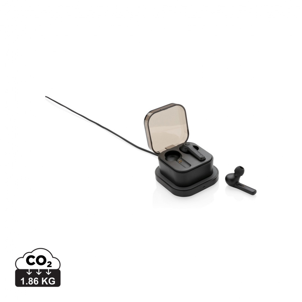 Logotrade promotional merchandise image of: TWS earbuds in wireless charging case