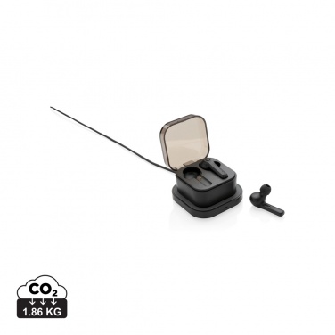 Logotrade promotional giveaway picture of: TWS earbuds in wireless charging case