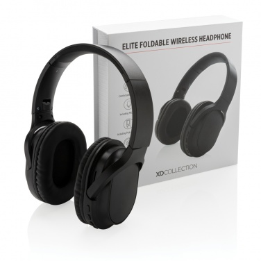 Logo trade promotional giveaways image of: Elite Foldable wireless headphone