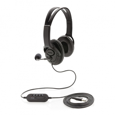 Logotrade corporate gift image of: Over ear wired work headset