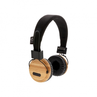 Logotrade advertising products photo of: Bamboo wireless headphone