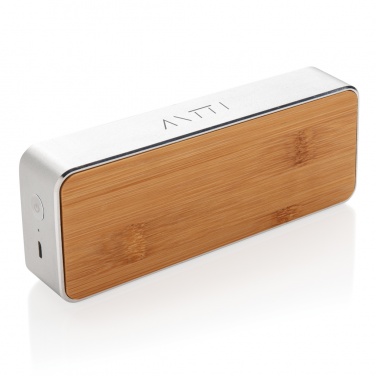 Logotrade business gift image of: Nevada Bamboo 3W wireless speaker