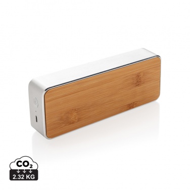 Logo trade promotional items picture of: Nevada Bamboo 3W wireless speaker