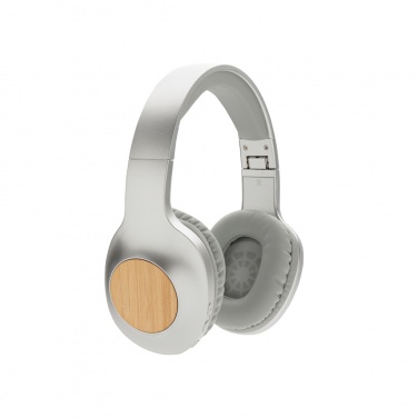 Logotrade business gift image of: Dakota Bamboo wireless headphone