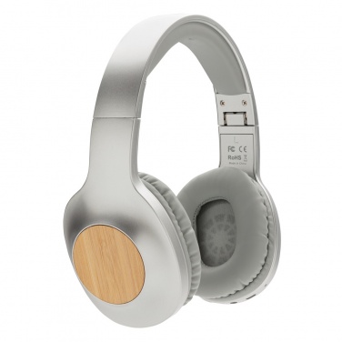 Logotrade business gift image of: Dakota Bamboo wireless headphone