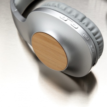 Logotrade advertising products photo of: Dakota Bamboo wireless headphone