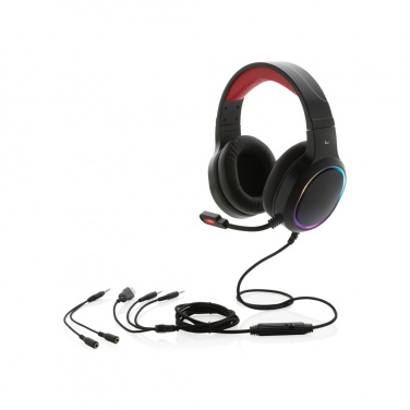 Logo trade promotional giveaways picture of: RGB gaming headset