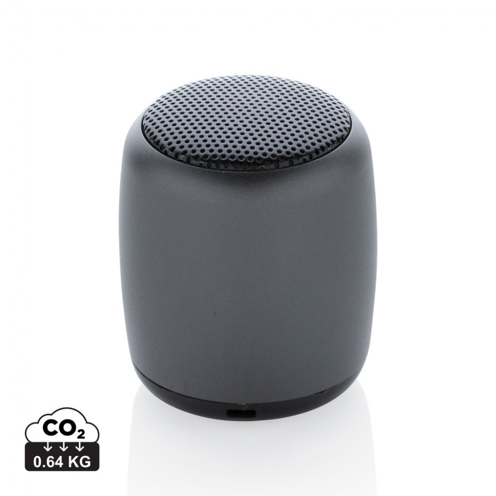 Logo trade promotional gifts picture of: Mini aluminium wireless speaker