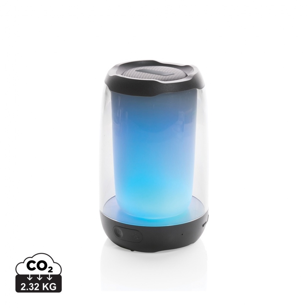 Logotrade promotional gift picture of: RCS recycled plastic Lightboom 5W speaker