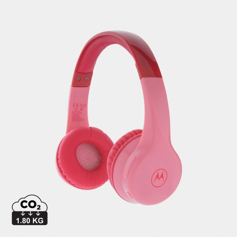 Logo trade corporate gifts image of: Motorola JR 300 kids wireless safety headphone