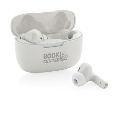 Logo trade promotional merchandise photo of: RCS recycled plastic Liberty Pro wireless earbuds