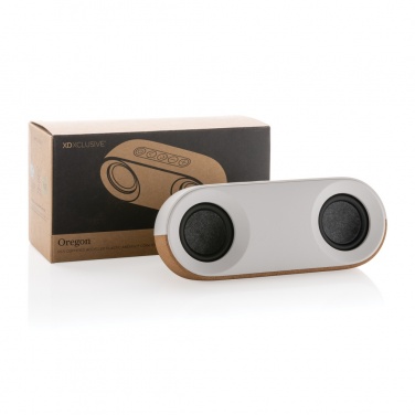 Logotrade promotional giveaway picture of: Oregon RCS recycled plastic and cork 10W speaker