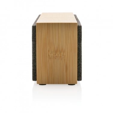 Logo trade promotional gifts picture of: Wynn 10W bamboo wireless speaker