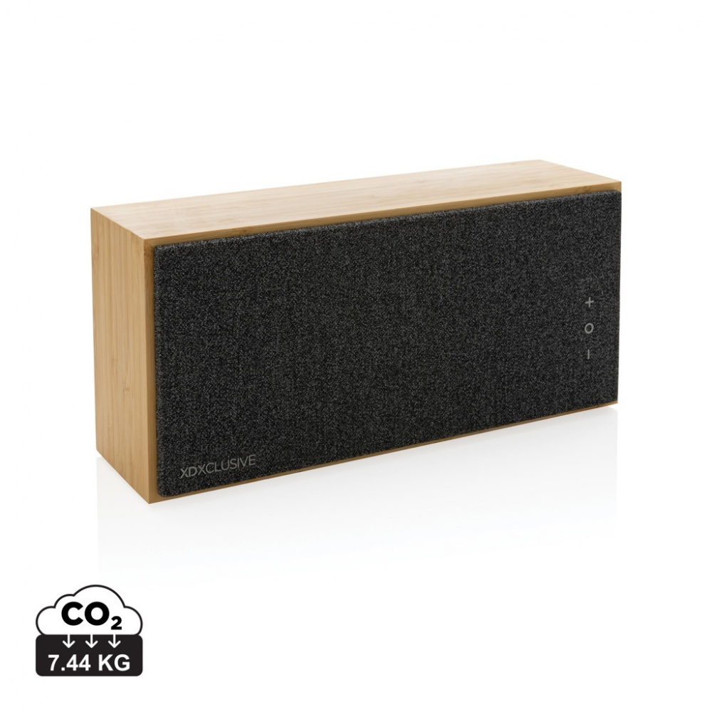 Logotrade promotional giveaway image of: Wynn 20W bamboo wireless speaker