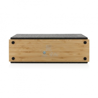 Logo trade promotional products picture of: Wynn 20W bamboo wireless speaker