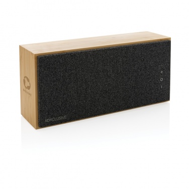 Logo trade business gift photo of: Wynn 20W bamboo wireless speaker