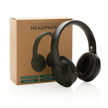 Logotrade corporate gift image of: RCS standard recycled plastic headphone