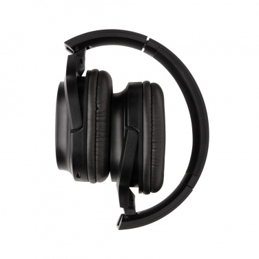 Logo trade promotional gift photo of: RCS recycled plastic Elite Foldable wireless headphone