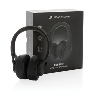 Logo trade promotional merchandise image of: Urban Vitamin Fresno wireless headphone