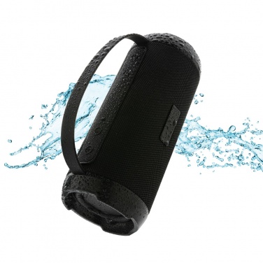 Logotrade promotional product picture of: RCS recycled plastic Soundboom waterproof 6W speaker