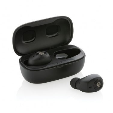 Logo trade corporate gift photo of: Urban Vitamin Palm Springs RCS rplastic ENC earbuds