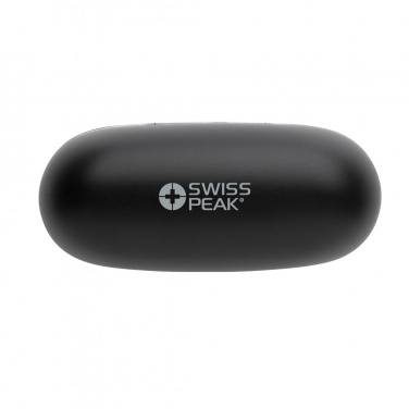 Logo trade corporate gift photo of: RCS recycled plastic Swiss Peak TWS earbuds 2.0