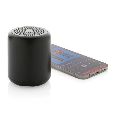 Logo trade corporate gifts image of: RCS certified recycled plastic 5W Wireless speaker