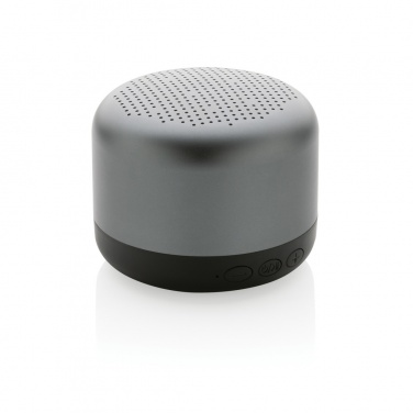 Logo trade promotional giveaway photo of: Terra RCS recycled aluminium 5W wireless speaker