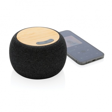 Logotrade corporate gift image of: RCS Rplastic/PET and bamboo 5W speaker