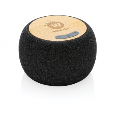 Logo trade promotional products picture of: RCS Rplastic/PET and bamboo 5W speaker