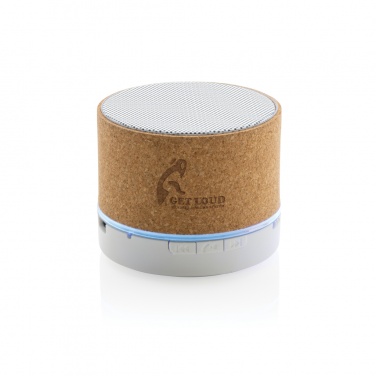 Logo trade corporate gift photo of: Cork 3W wireless speaker