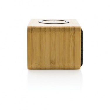 Logotrade promotional giveaway picture of: RCS Rplastic 3W speaker with bamboo 5W wireless