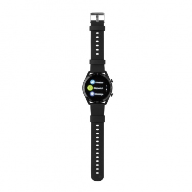 Logo trade promotional giveaway photo of: RCS recycled TPU Fit Watch round