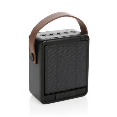 Logo trade promotional product photo of: Skywave RCS recycled plastic solar speaker 12W