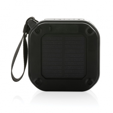 Logotrade advertising product picture of: 3W RCS recycled plastic wireless sunwave solar speaker