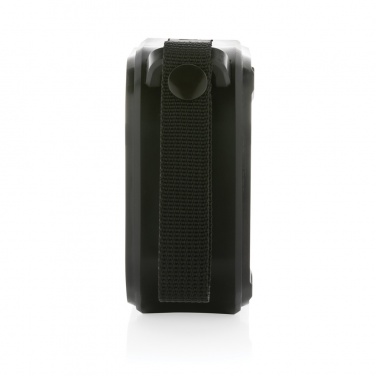 Logo trade business gift photo of: 3W RCS recycled plastic wireless sunwave solar speaker