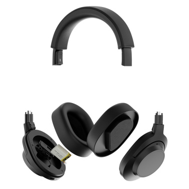 Logotrade promotional product picture of: Irvine RCS recycled and repairable ANC wireless headphone