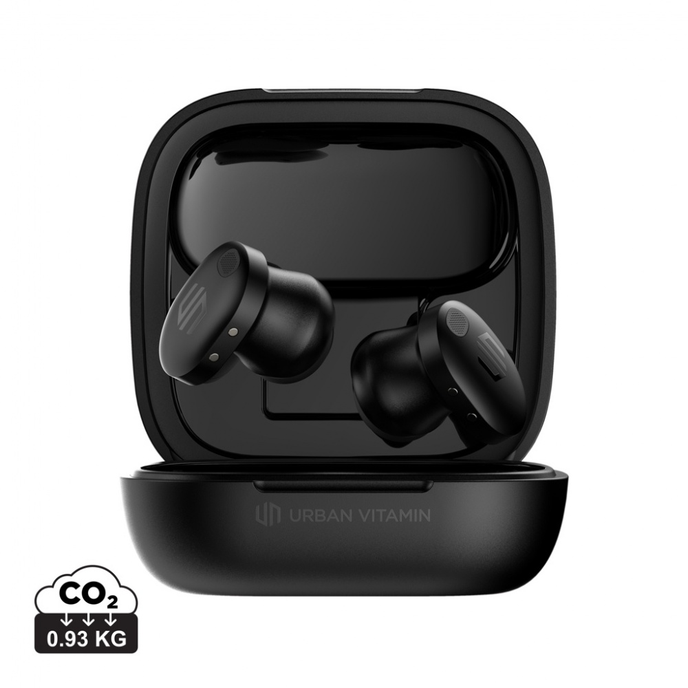 Logotrade business gift image of: Lakewood RCS recycled and repairable wireless earbuds