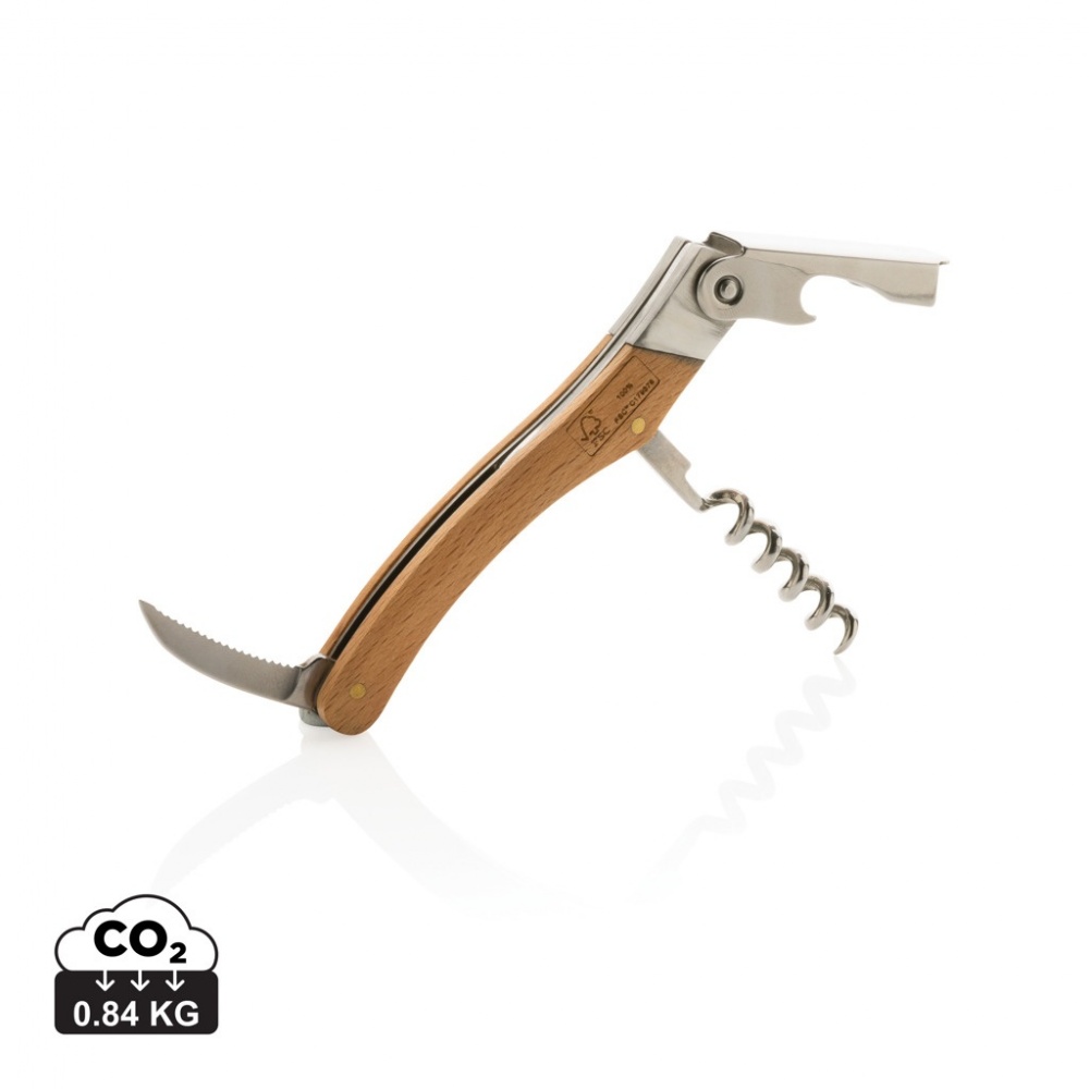 Logotrade corporate gift picture of: Wooden Corkscrew