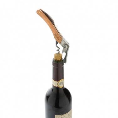 Logo trade promotional items picture of: Wooden Corkscrew