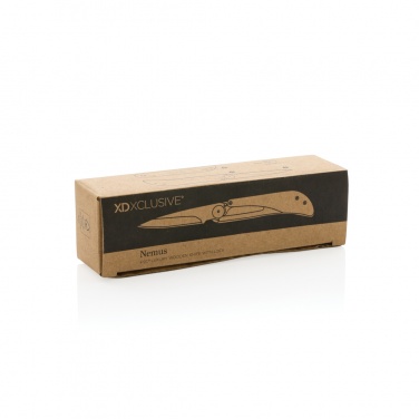 Logotrade promotional giveaway picture of: Nemus Luxury Wooden knife with lock