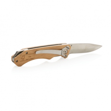 Logotrade promotional giveaways photo of: Wooden outdoor knife