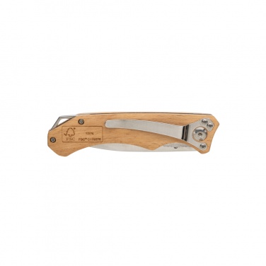 Logotrade promotional product picture of: Wooden outdoor knife