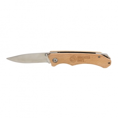 Logotrade corporate gift image of: Wooden outdoor knife