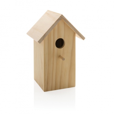 Logo trade corporate gifts picture of: Wooden birdhouse